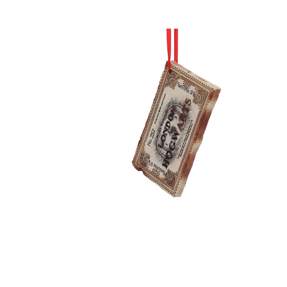 Nemesis Now Harry Potter - Harry Potter Hogwarts Ticket Hanging Ornament 9.5cm Christmas bauble - Multicolours